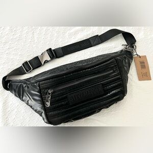 Steve Madden Black Puffer Fanny Pack